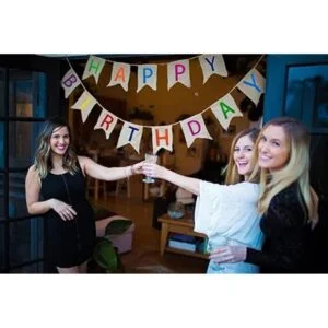 Vagski Bandera de arpillera de feliz cumpleaños banderas_6