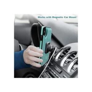 Vaburs Funda tipo cartera para iPhone Xs Max con_4