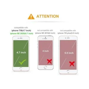 Vaburs Funda tipo cartera para iPhone SE 2022 5GSE_2