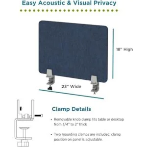 VaRoom Separadores acústicos de escritorio para_5