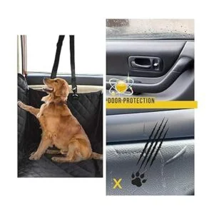 Vailge Funda de asiento para perro para asiento trasero