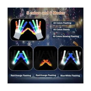 VWMYQ LED Guantes Navidad Halloween Juguetes para niños_2