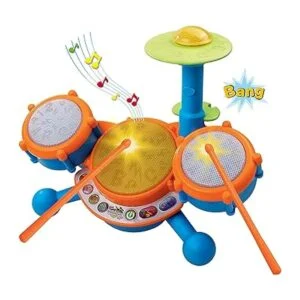 VTech KidiBeats Juego de tambores para niños color naranja_2