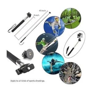 VVHOOY Kit de accesorios universales para cámara de acción_6