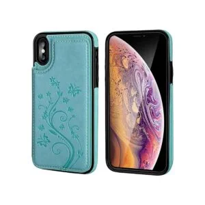 Vaburs Funda tipo cartera para iPhone Xs Max con_3
