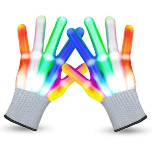 VWMYQ LED Guantes Navidad Halloween Juguetes para niños_1