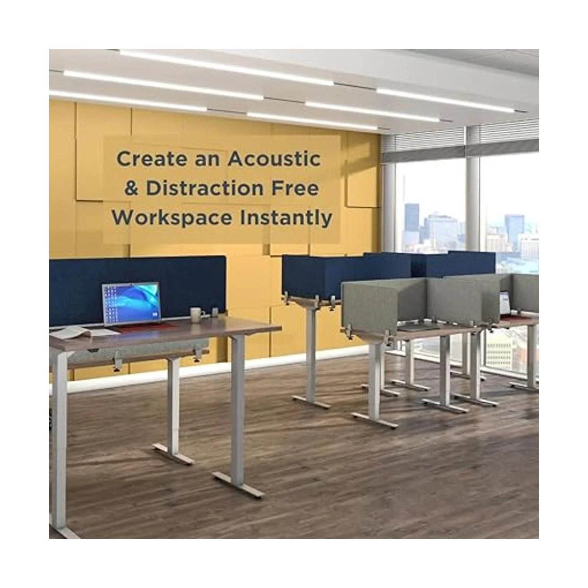 VaRoom Separadores acústicos de escritorio para_2