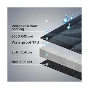 Vailge Funda de asiento para perro para asiento trasero