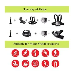 VVHOOY Accesorios para cámara de acción arnés de montaje_2