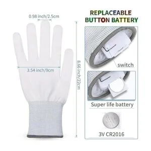 VWMYQ LED Guantes Navidad Halloween Juguetes para niños_3