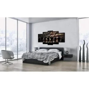 VVOVV Wall Decor Lienzo de pared con diseño de bandera_4