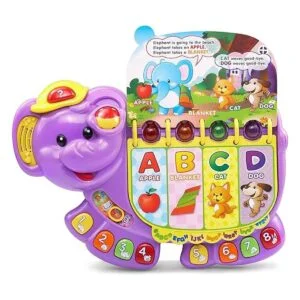 VTech elefante para tocar y aprender morado exclusivo en_2