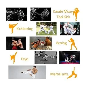 Valleycomfy Manoplas de boxeo curvadas de piel sintética_5