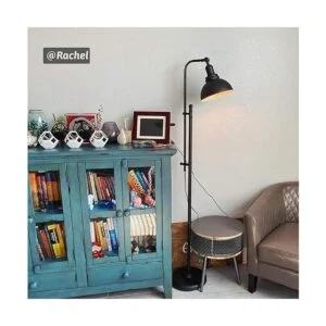 VONLUCE Lámpara de pie industrial ajustable lámpara de_4