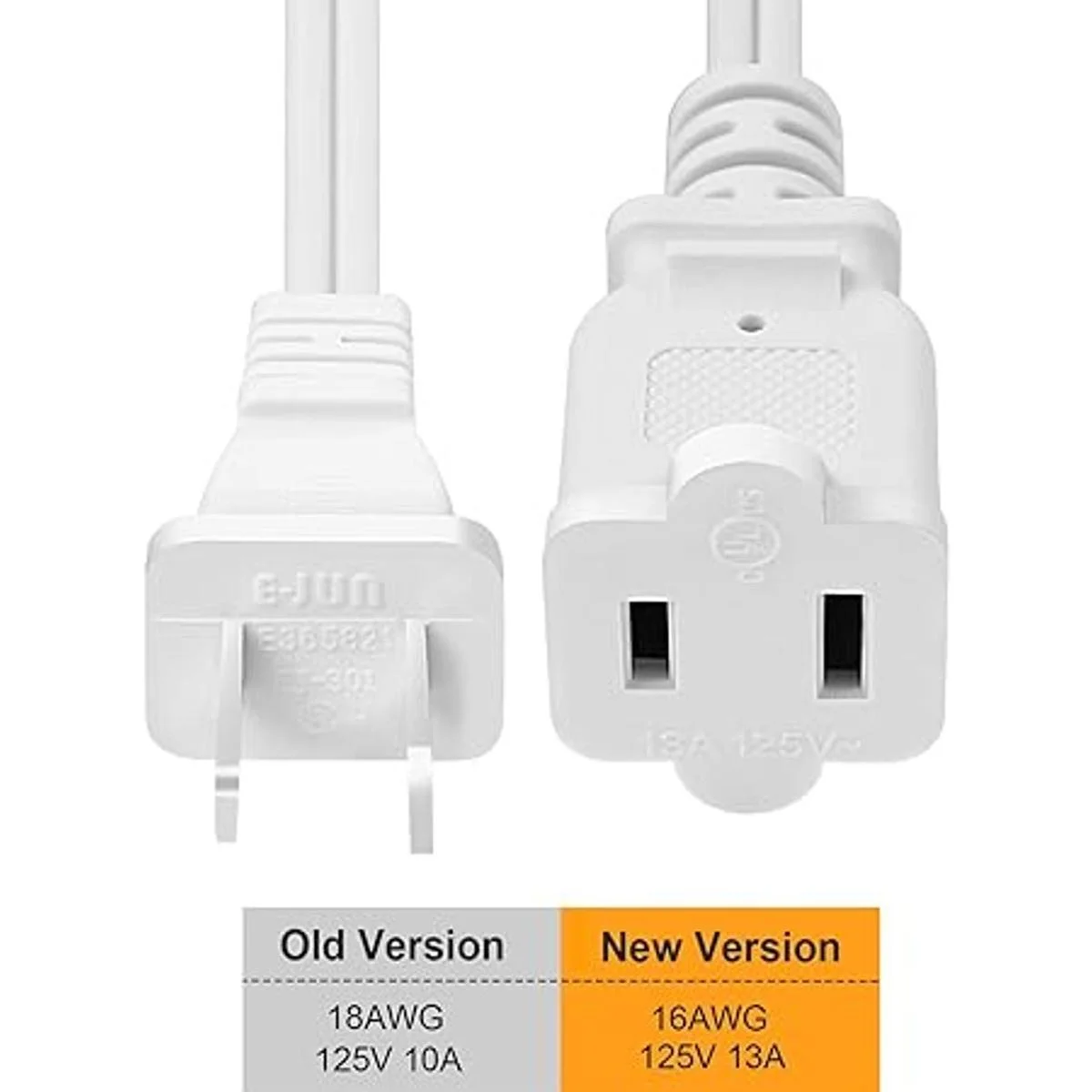 VSEER Cable de extensión de 2 clavijas macho y hembra de 2_2