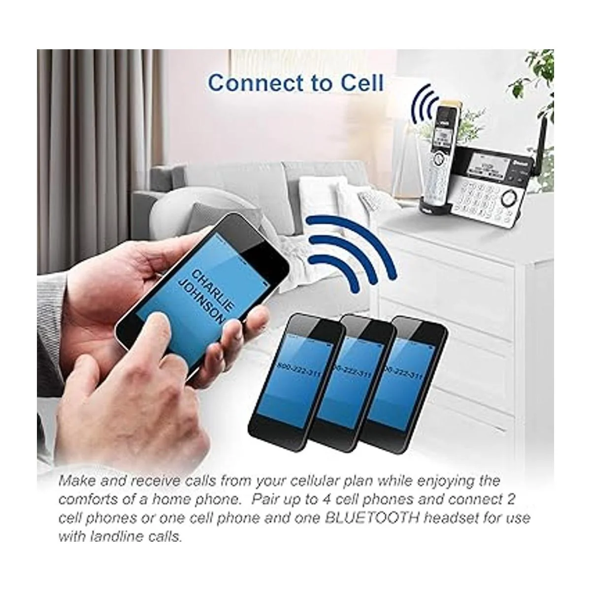 VTech IS81513 Teléfono inalámbrico DECT 6.0 de gran_4