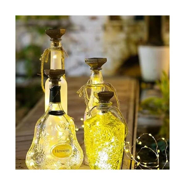 VOOKRY Paquete de 8 luces solares para botellas de vino_5