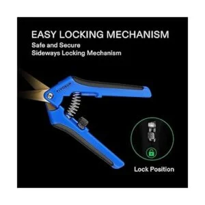 VIVOSUN Tijera de podar de mano con cuchillas de precisión_3