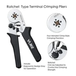 VLIKE Juego de alicates de crimpado de alambre con 1800_2