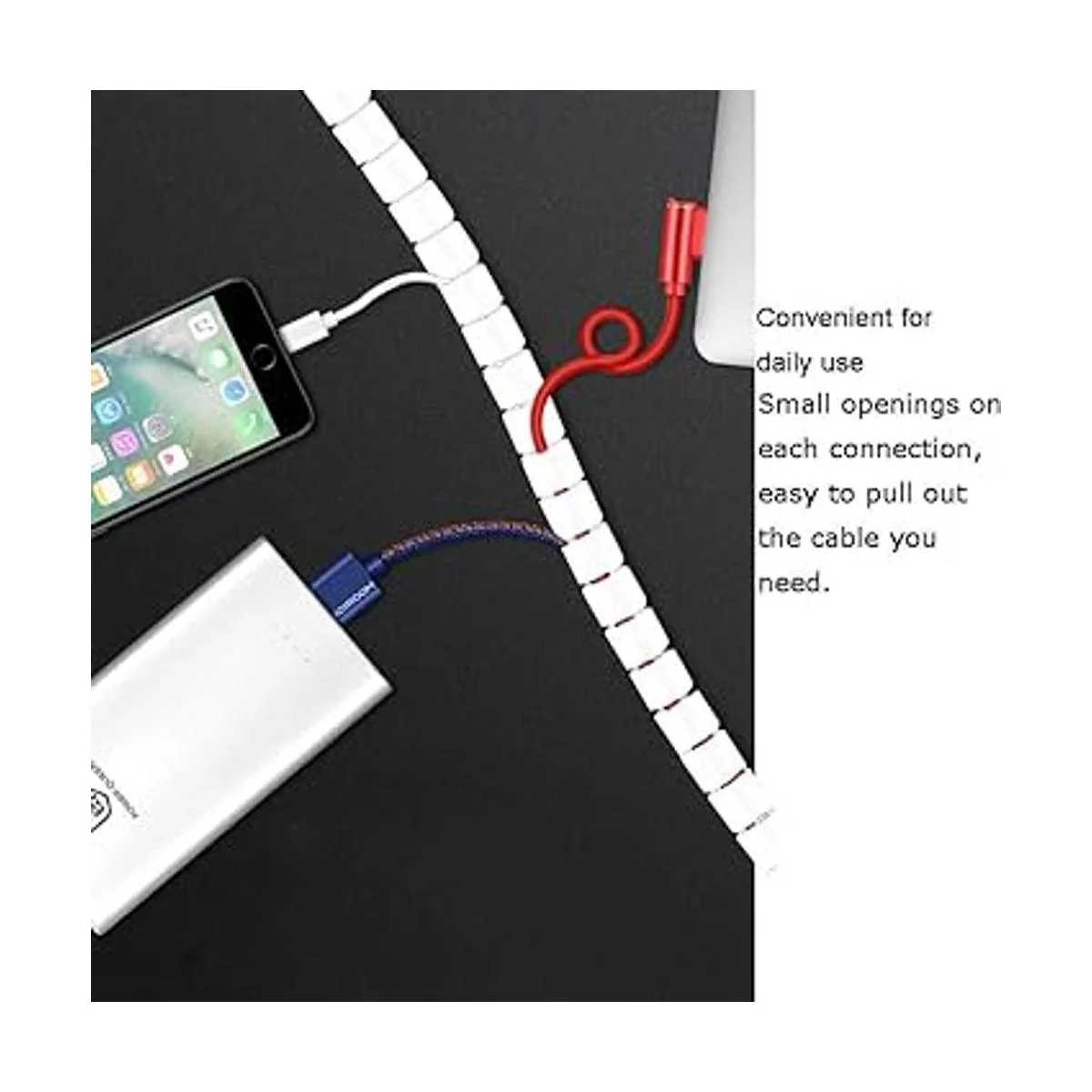 VIWIEU Funda de gestión de cables para PC de color_5