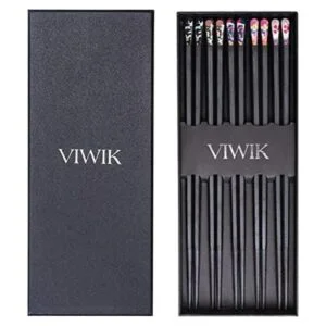VIWIK 5 pares de palillos de fibra de vidrio bonitos_1