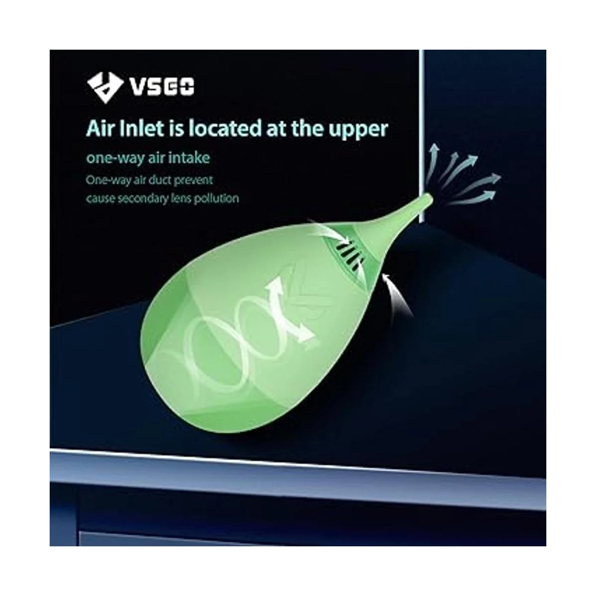VSGO VB014E Filtro de aire con filtro de diseño de vaso_6