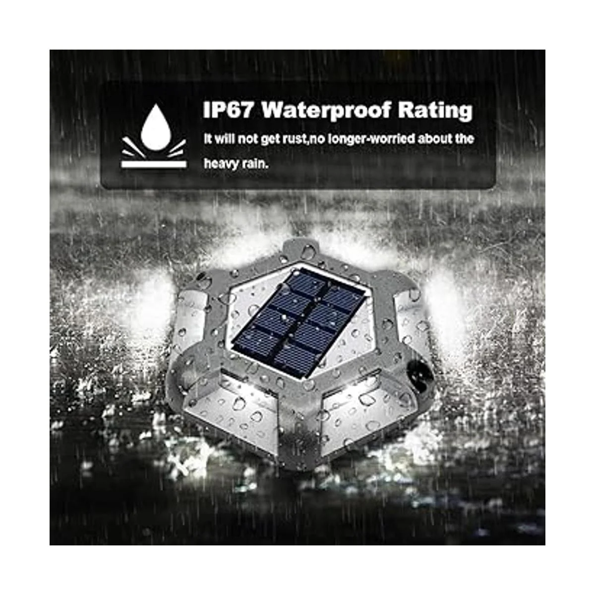 VOLISUN Luces solares de cubierta para entrada paquete_5