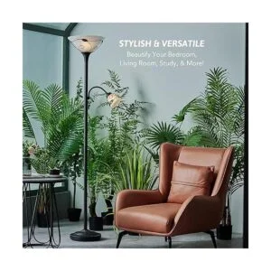 VONLUCE Torchiere Lámpara de pie con luz de lectura_3