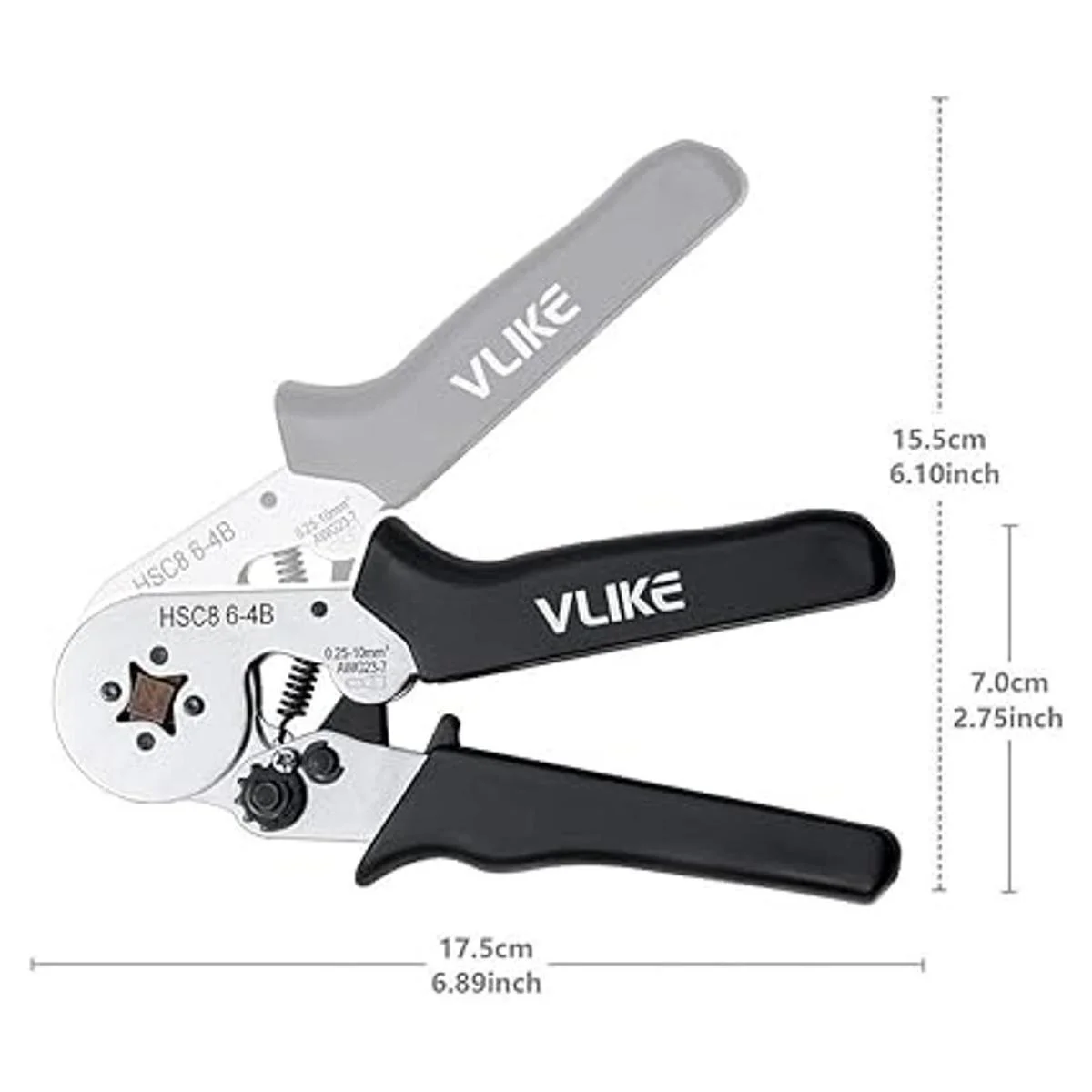 VLIKE Juego de alicates de crimpado de alambre con 1800_5