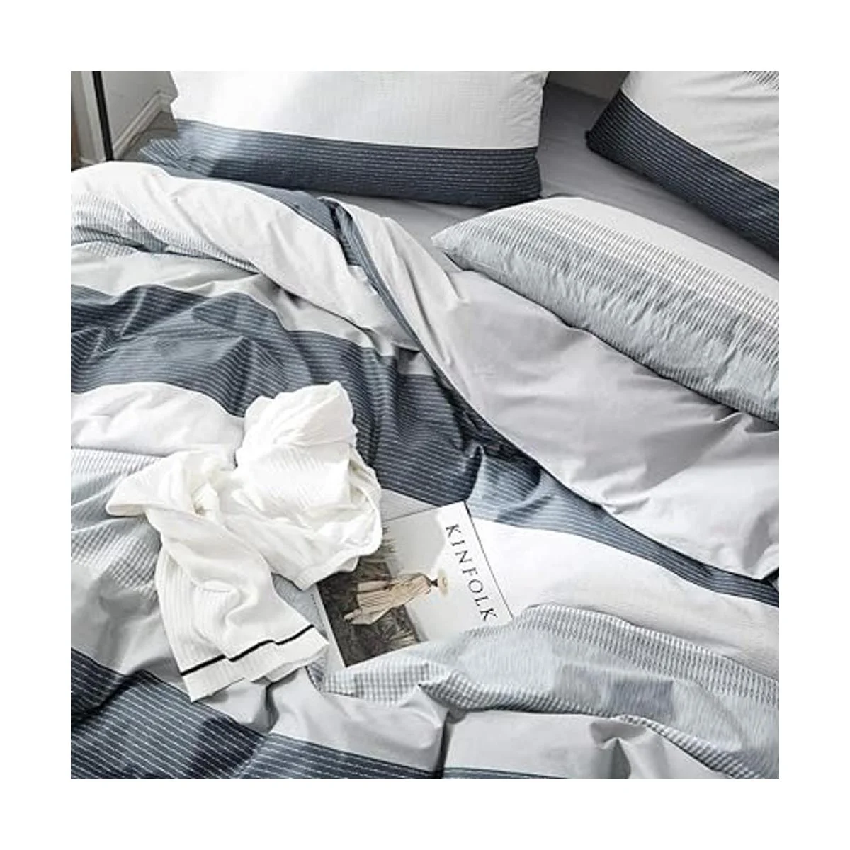 VM VOUGEMARKET Juego de funda de edredón tamaño Queen_4