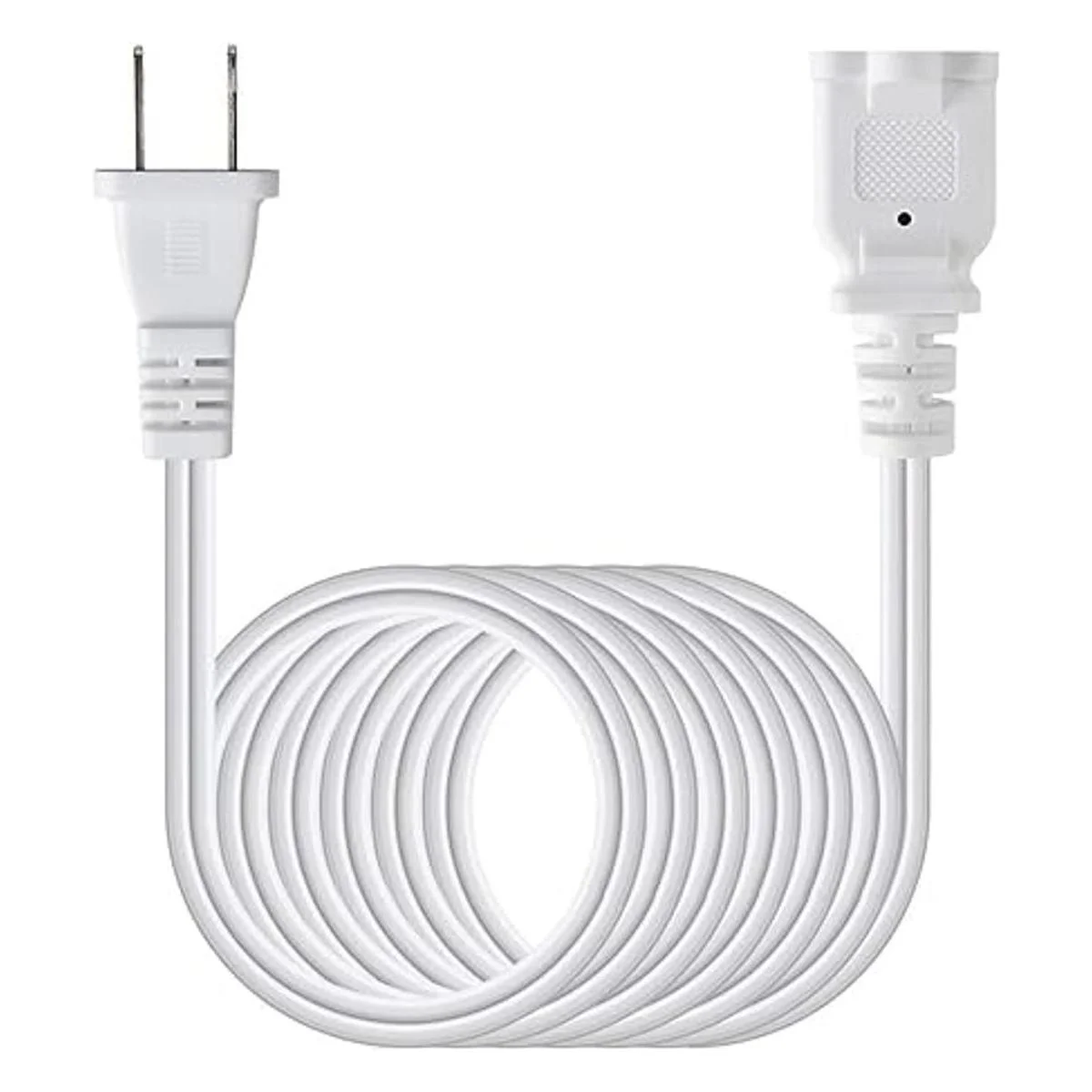 VSEER Cable de extensión de 2 clavijas macho y hembra de 2_5