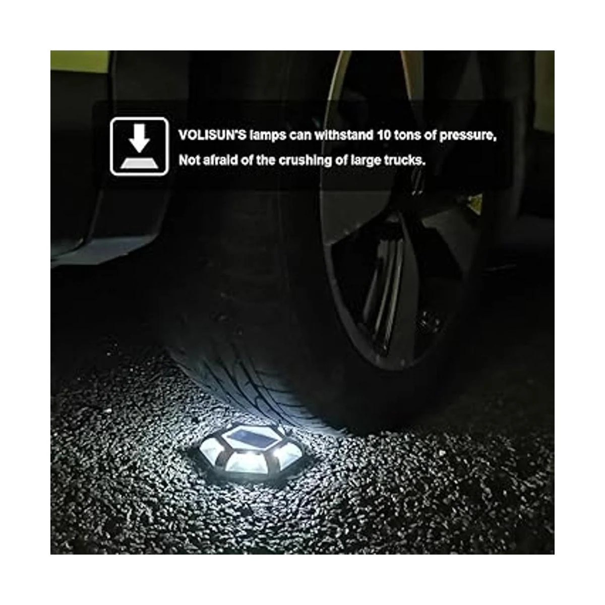 VOLISUN Luces solares de cubierta para entrada paquete_6