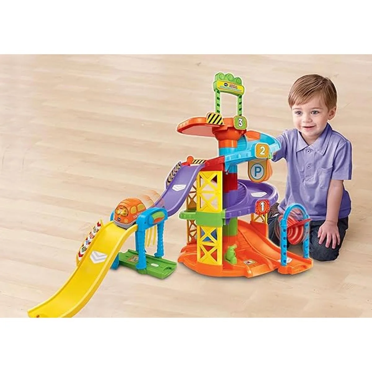 VTech Go Go Smart Wheels Juego de torre giratoria en_4
