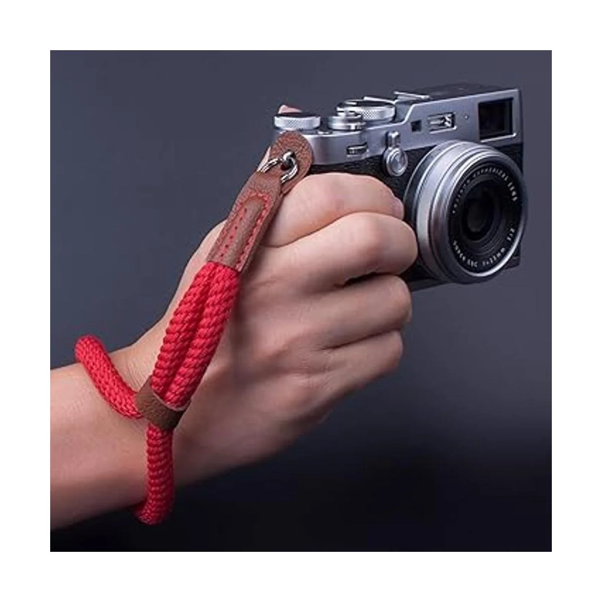 VKO Correa de mano para cámara roja compatible con_2
