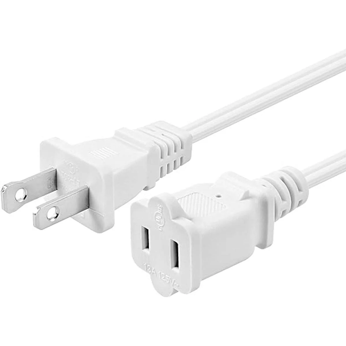 VSEER Cable de extensión de 2 clavijas macho y hembra de 2_1