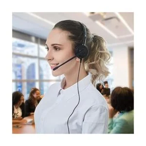 VTTelephoneHeadset Micrófono con cancelación de ruido QD