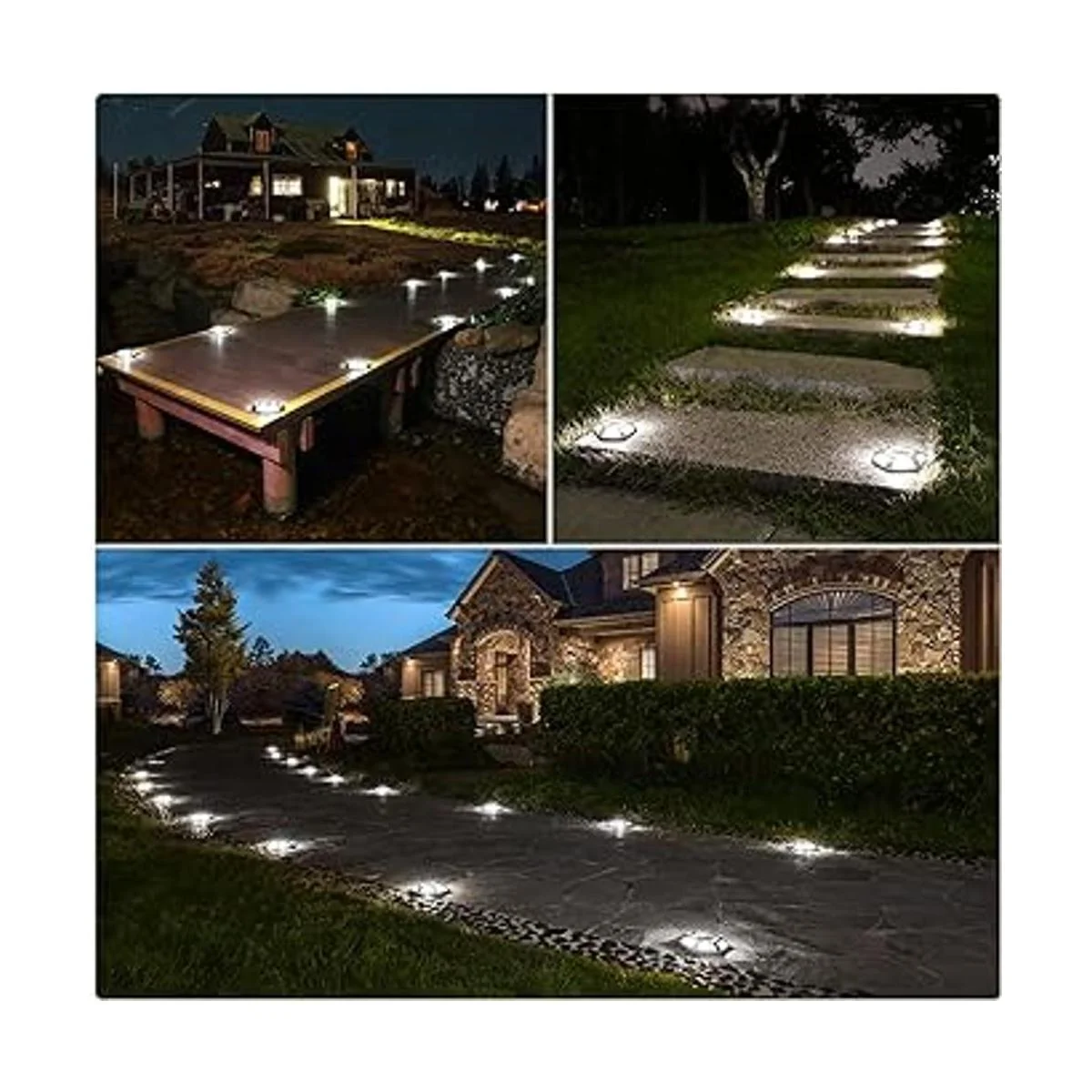 VOLISUN Luces solares de cubierta para entrada paquete_2