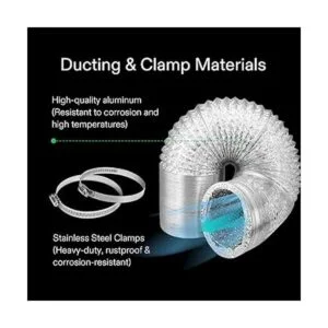 VIVOSUN Paquete de 2 conductos de aluminio flexible de 6_4