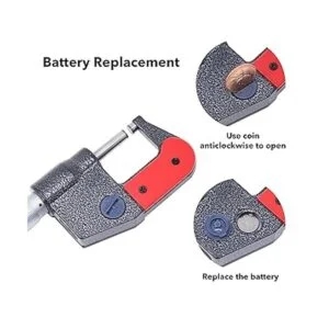 VINCA DMCA0105 Micrómetro digital exterior con punta de_2