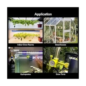 VIVOSUN Sistema de emisor regulador hidropónico de CO2 con
