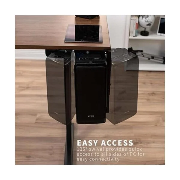 VIVO Soporte de PC ajustable para debajo del escritorio y_5