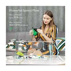 VIVOSUN Bomba sumergible de 800 GPH 3000 LH 24 W_3