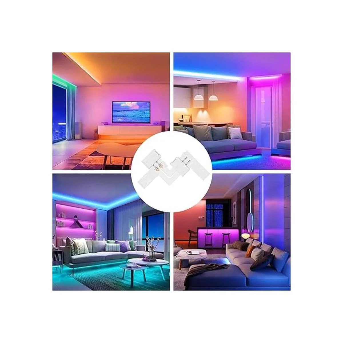 VIPMOON Conector de tira LED de esquina en ángulo recto_3