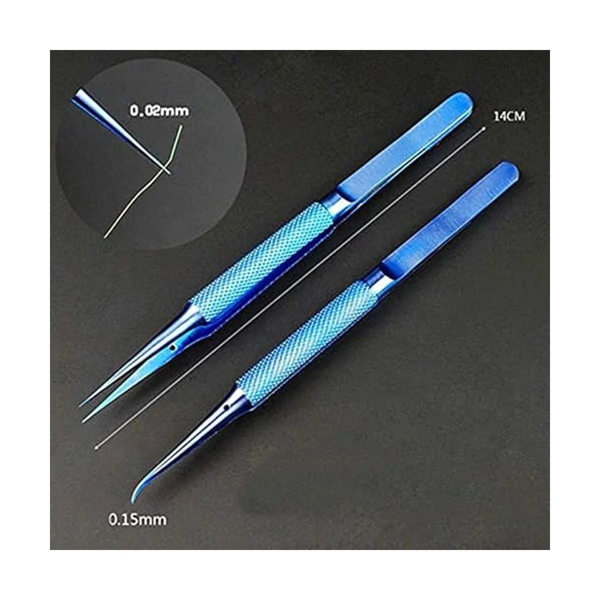VIPFIX Pinzas de aleación de titanio de punta fina de_2