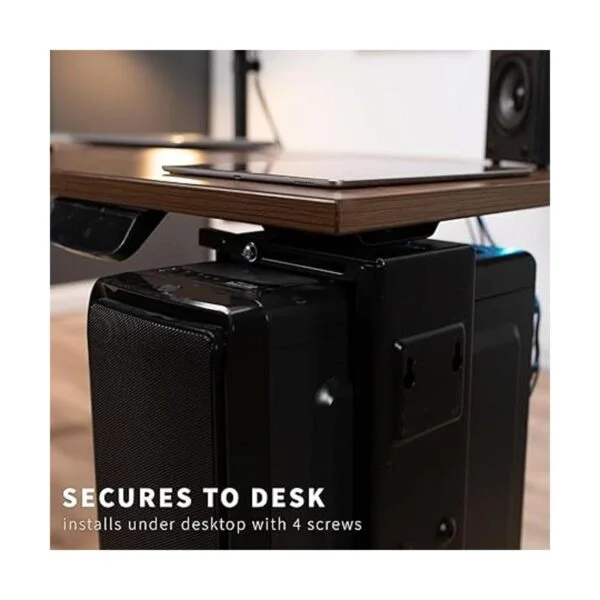 VIVO Soporte de PC ajustable para debajo del escritorio y_6