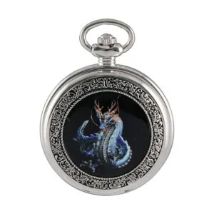 VIGOROSO Relojes Steampunk Cool Evil Dragon Esmalte_1