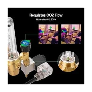 VIVOSUN Sistema de emisor regulador hidropónico de CO2 con