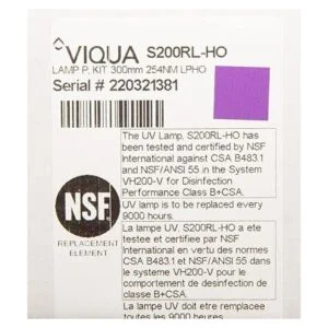 VIQUA S200RLHO Lámpara UV de repuesto para sistema VH200_3
