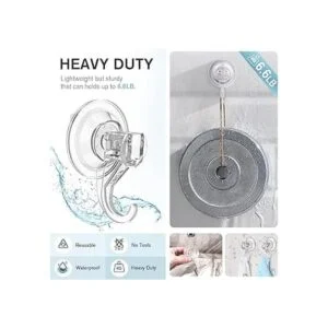 VISV Ganchos de ventosa pequeños y transparentes_4