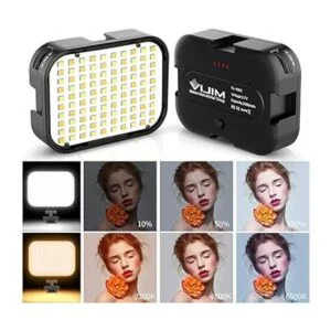 VIJIM VL100C Luz de video LED bicolor en cámara mini_2